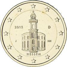 Germany, 2 Euro, 2015, Fantaisy coinage .Dorée, MS(63), Goldine