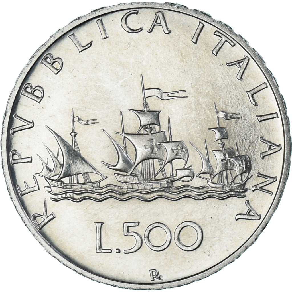 Coin, Italy, 500 Lire, 1985, Rome, AU(55-58), Silver, KM:98