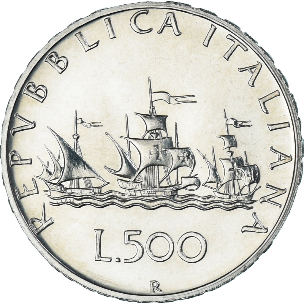 Coin, Italy, 500 Lire, 1986, Rome, AU(55-58), Silver, KM:98