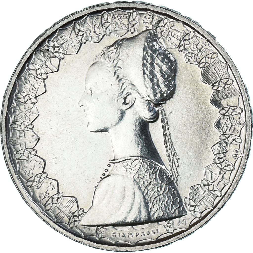 Coin, Italy, 500 Lire, 1987, Rome, AU(55-58), Silver, KM:98