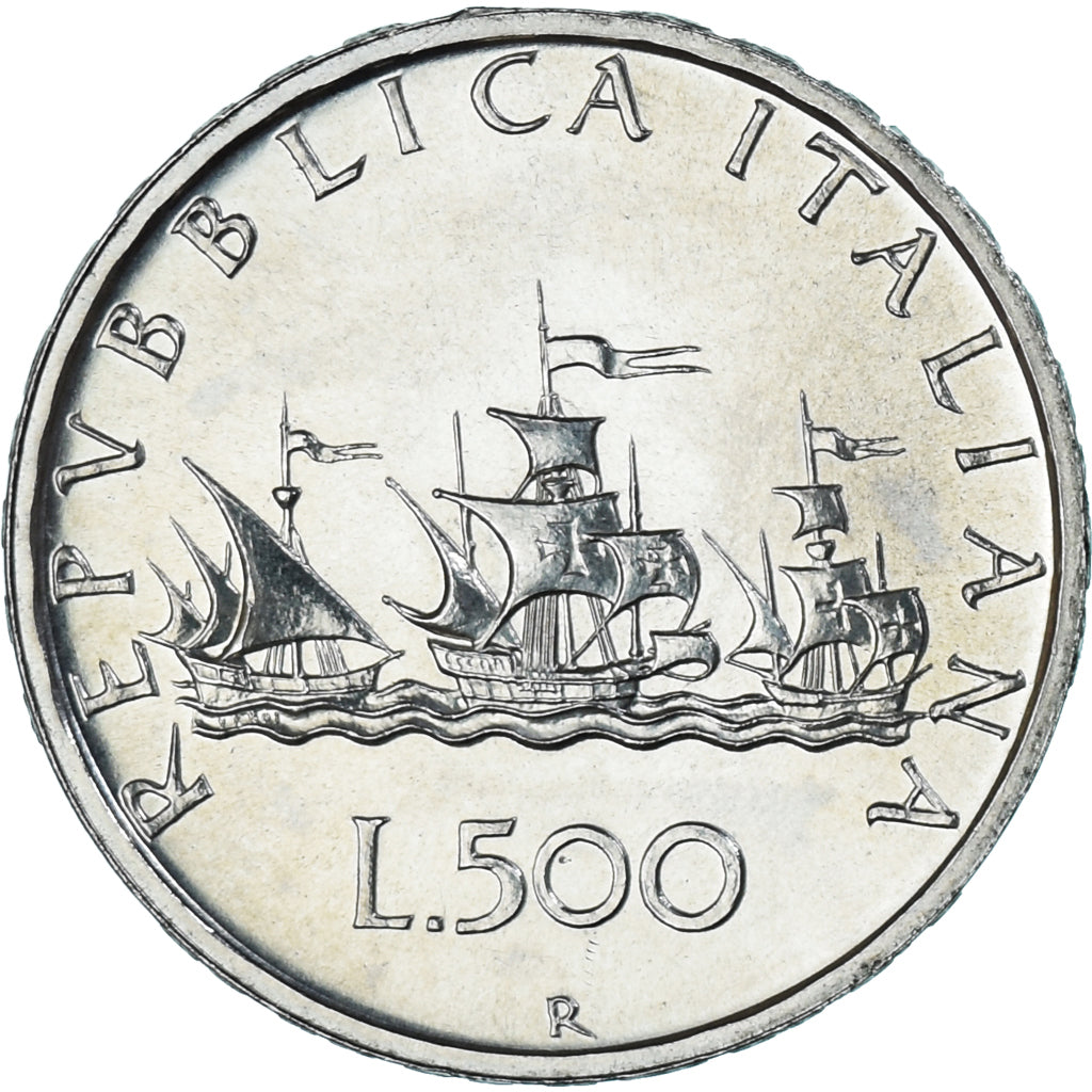 Coin, Italy, 500 Lire, 1987, Rome, AU(55-58), Silver, KM:98