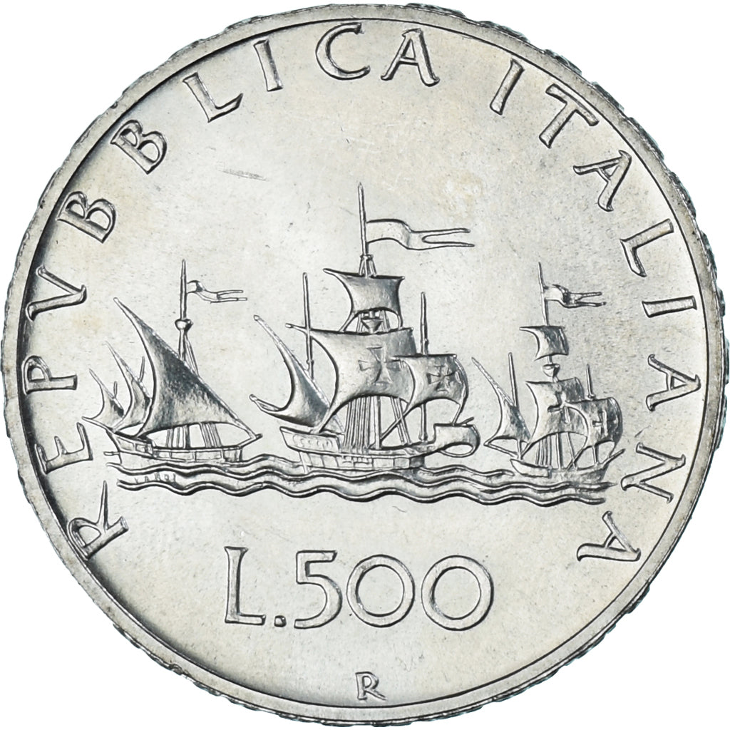 Coin, Italy, 500 Lire, 1986, Rome, AU(55-58), Silver, KM:98