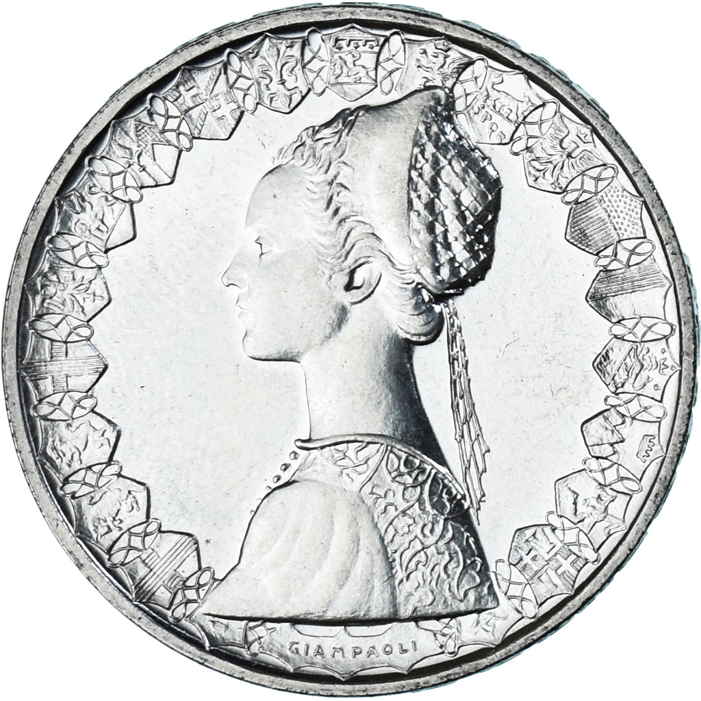 Coin, Italy, 500 Lire, 1984, Rome, AU(55-58), Silver, KM:98