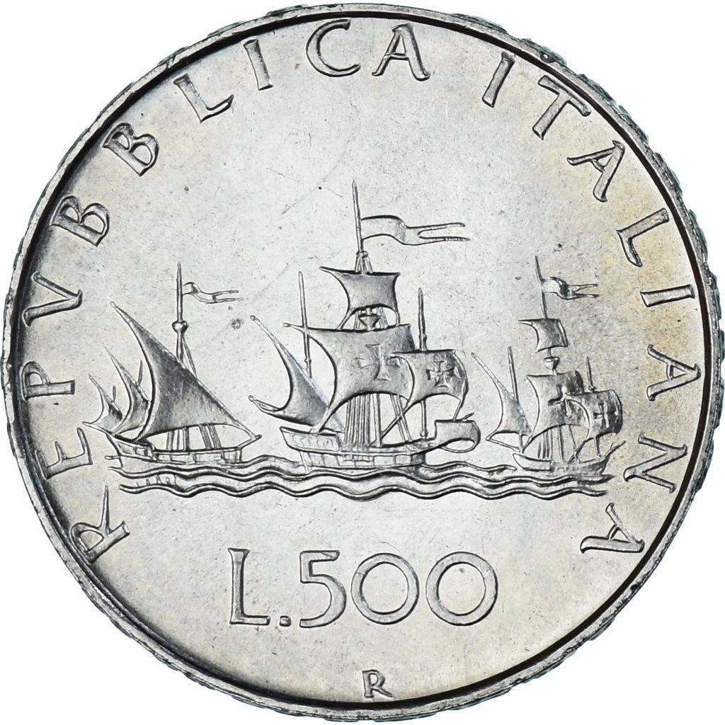 Coin, Italy, 500 Lire, 1983, Rome, AU(55-58), Silver, KM:98