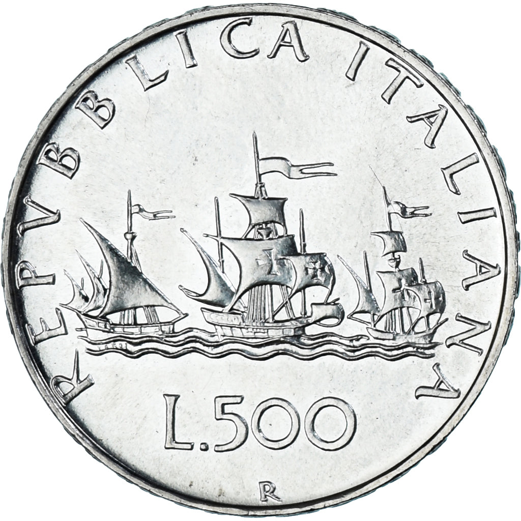 Coin, Italy, 500 Lire, 1982, Rome, AU(55-58), Silver, KM:98