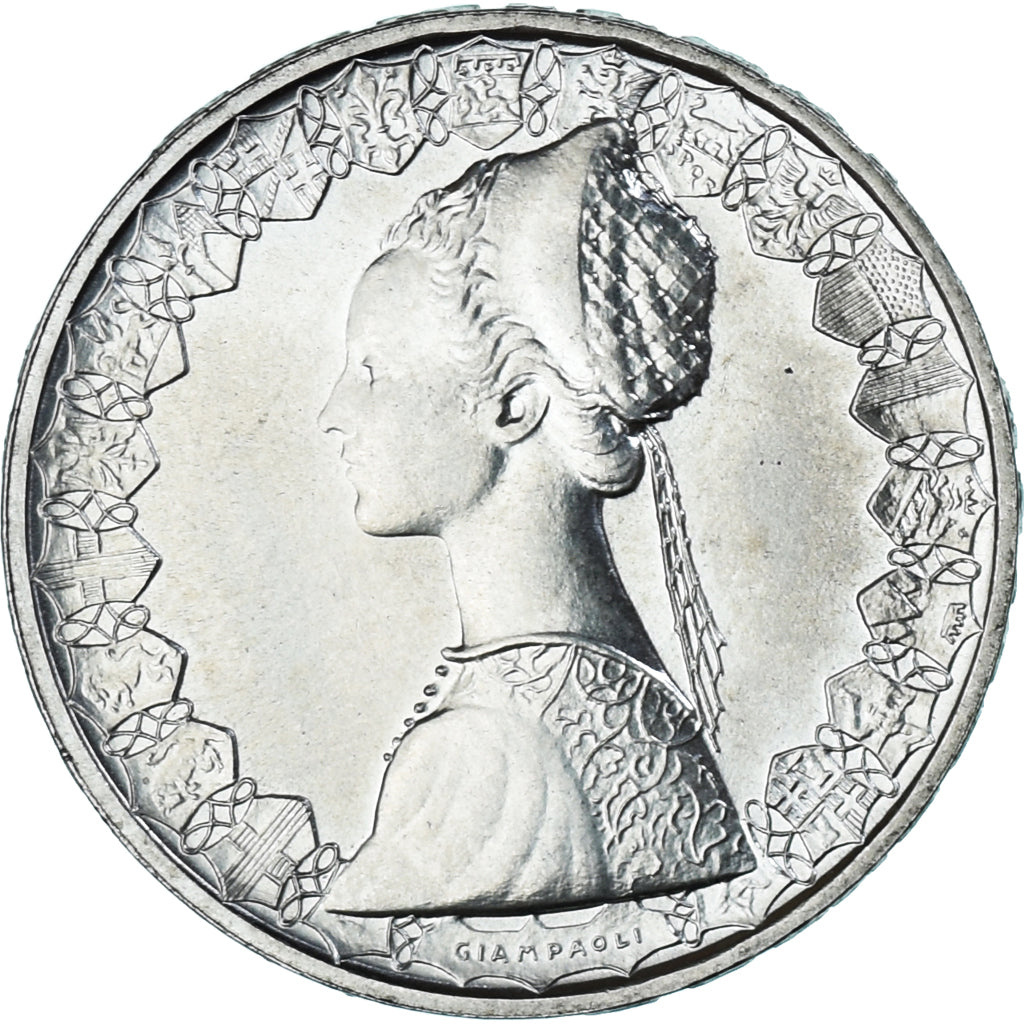 Coin, Italy, 500 Lire, 1987, Rome, MS(63), Silver, KM:98