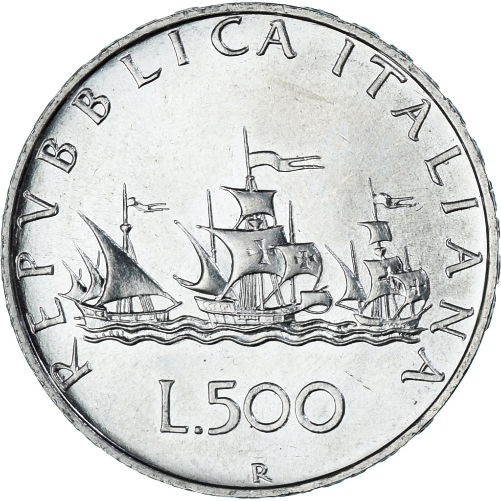 Coin, Italy, 500 Lire, 1982, Rome, AU(55-58), Silver, KM:98