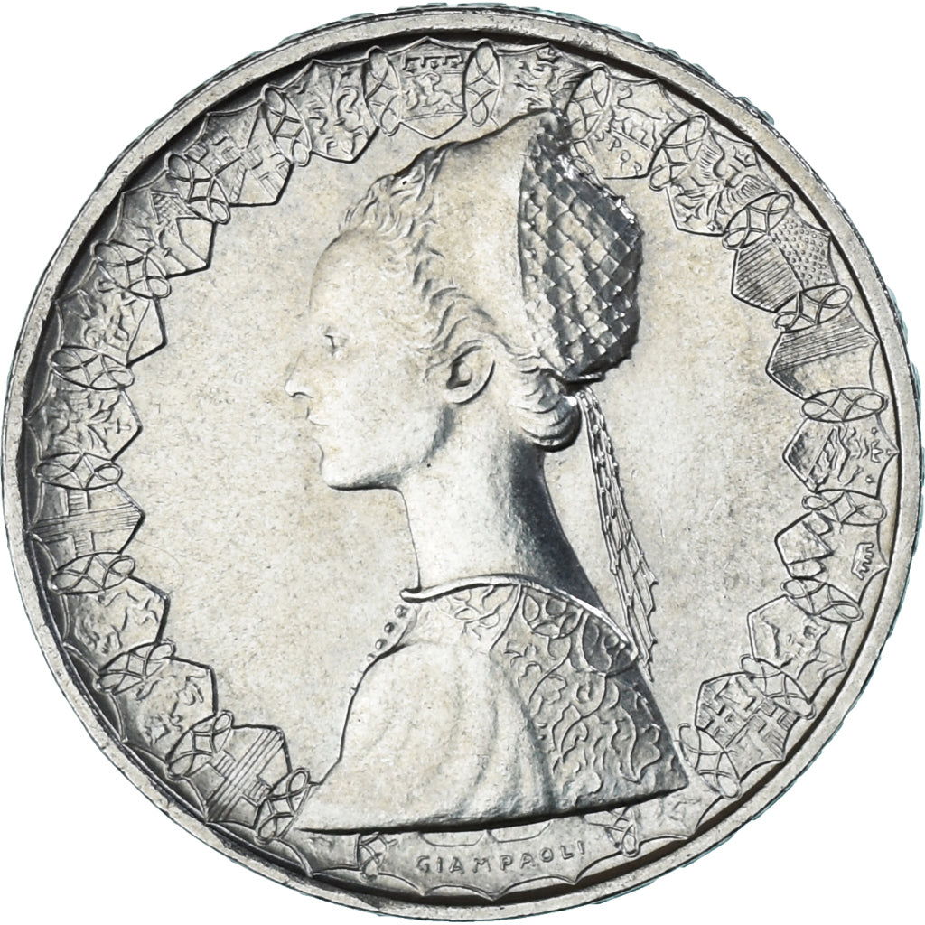 Coin, Italy, 500 Lire, 1981, Rome, AU(55-58), Silver, KM:98