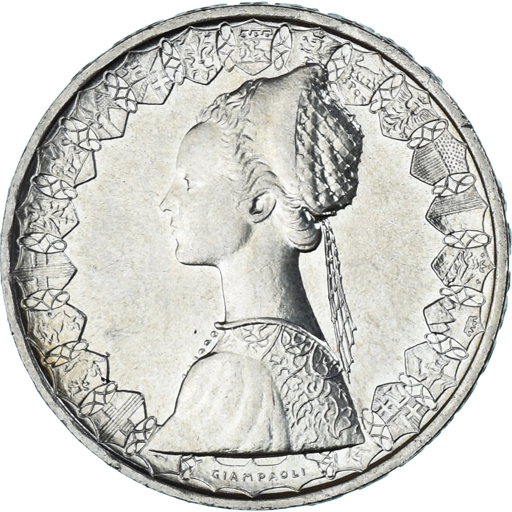 Coin, Italy, 500 Lire, 1981, Rome, AU(55-58), Silver, KM:98