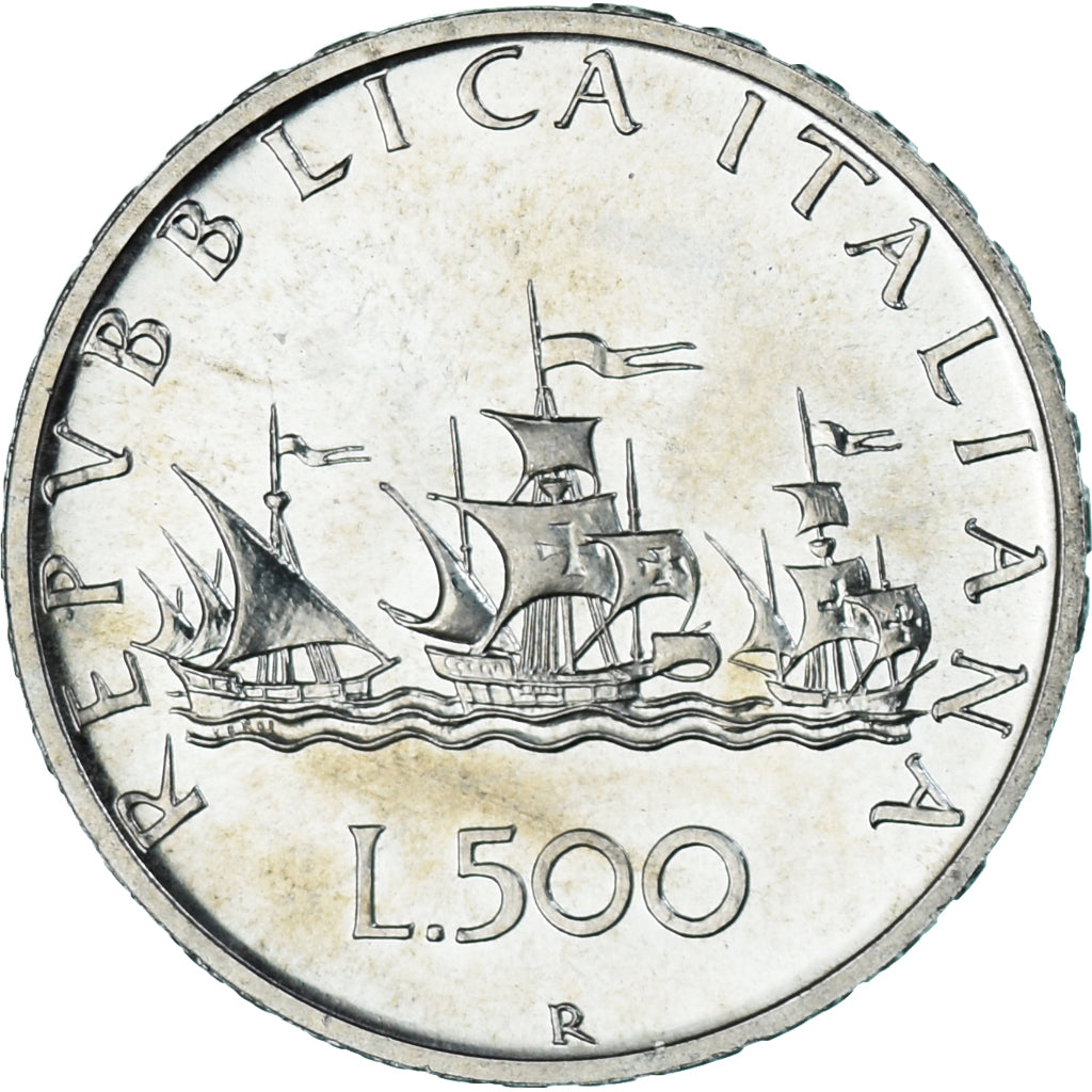 Coin, Italy, 500 Lire, 1992, Rome, AU(55-58), Silver, KM:98
