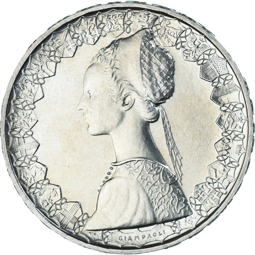 Coin, Italy, 500 Lire, 1990, Rome, AU(55-58), Silver, KM:98