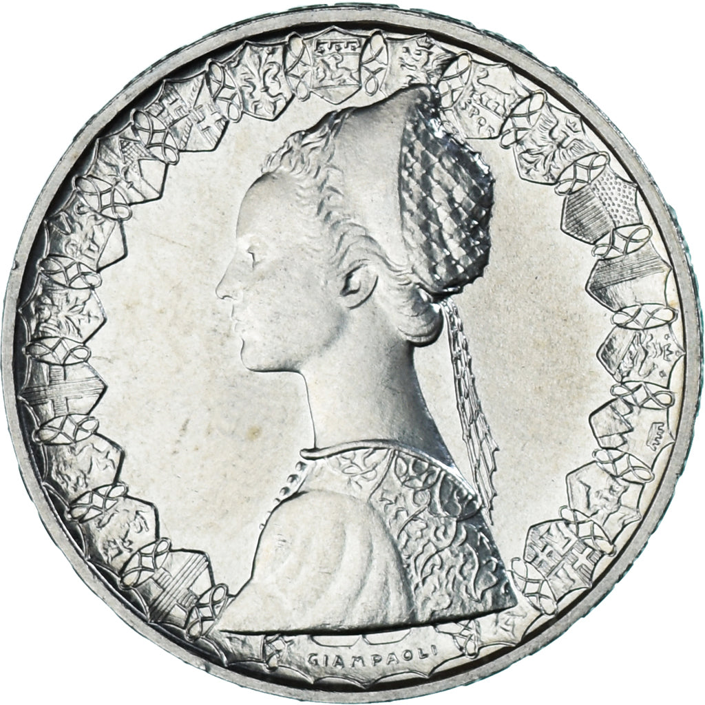 Coin, Italy, 500 Lire, 2000, Rome, AU(55-58), Silver, KM:98