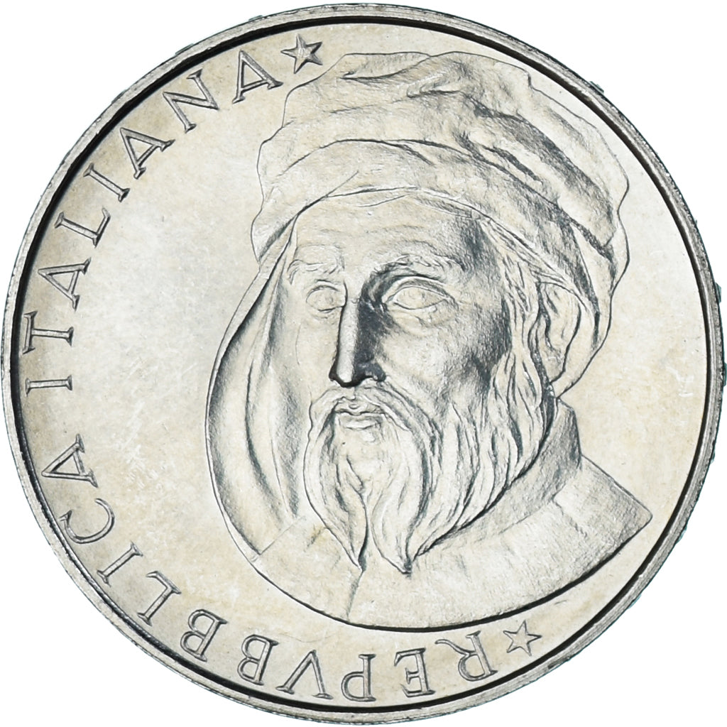 Coin, Italy, 500 Lire, 1986, Rome, Donatello., MS(63), Silver, KM:124