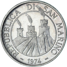 Coin, San Marino, 500 Lire, 1974, Rome, MS(63), Silver, KM:37