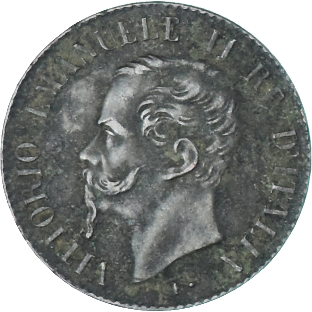 Münze, Italien, Vittorio Emanuele II, Centesimo, 1867, Milan, SS, Kupfer