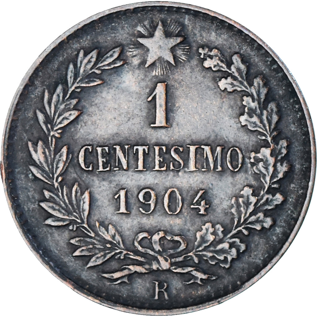 Monnaie, Italie, Vittorio Emanuele III, Centesimo, 1904, Rome, TTB+, Bronze