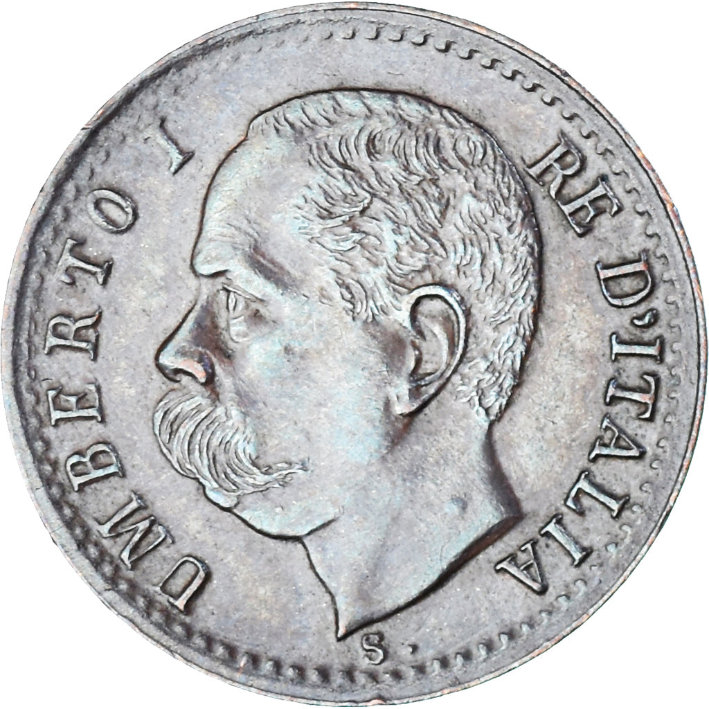 Münze, Italien, Umberto I, Centesimo, 1895, Rome, VZ, Kupfer, KM:29