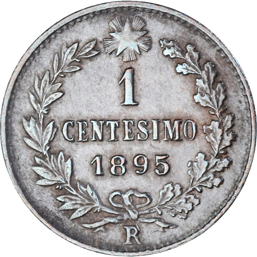 Münze, Italien, Umberto I, Centesimo, 1895, Rome, VZ, Kupfer, KM:29