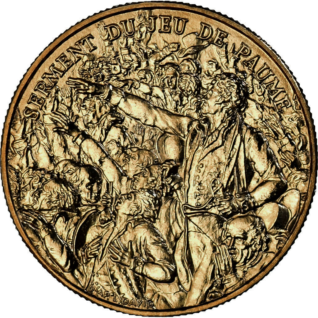 France, Medal, Révolution Française, Serment du Jeu de Paume, History, 1989