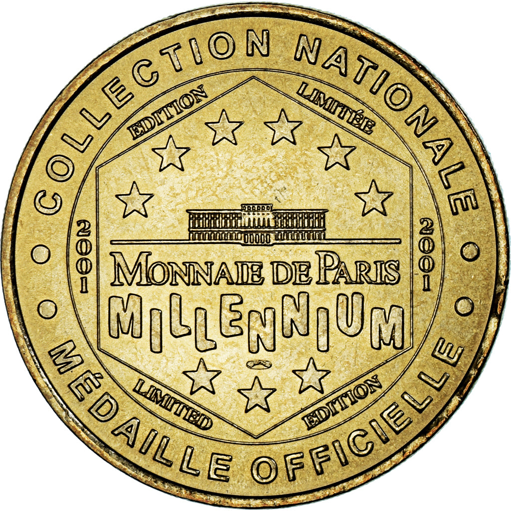 France, Token, Touristic token, Collonges la-Rouge - Maison de la Sirène, 2001