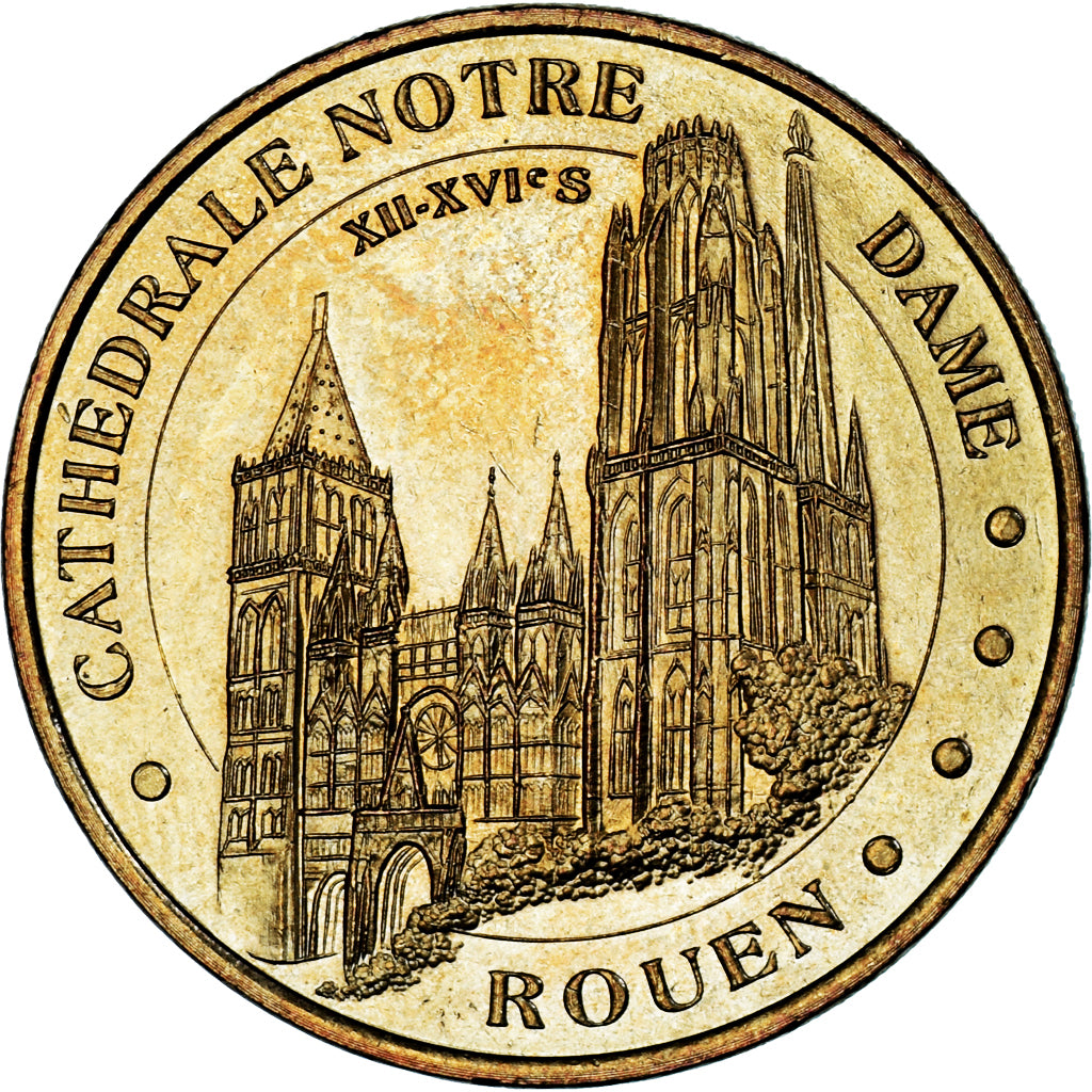 France, Token, Touristic token, 76/ Cathédrale Notre-Dame - Rouen, Arts &