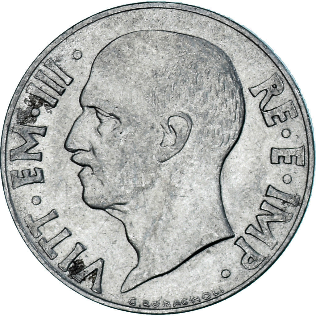 Moneda, Italia, 20 Centesimi, 1940, Rome, MBC, Acmonital (ferritique), KM:75b