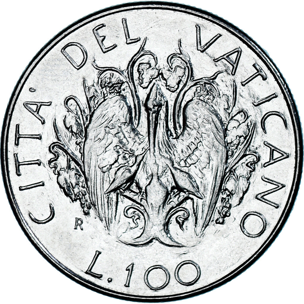 Moneda, CIUDAD DEL VATICANO, John Paul II, 100 Lire, 1989, FDC, FDC, Acero