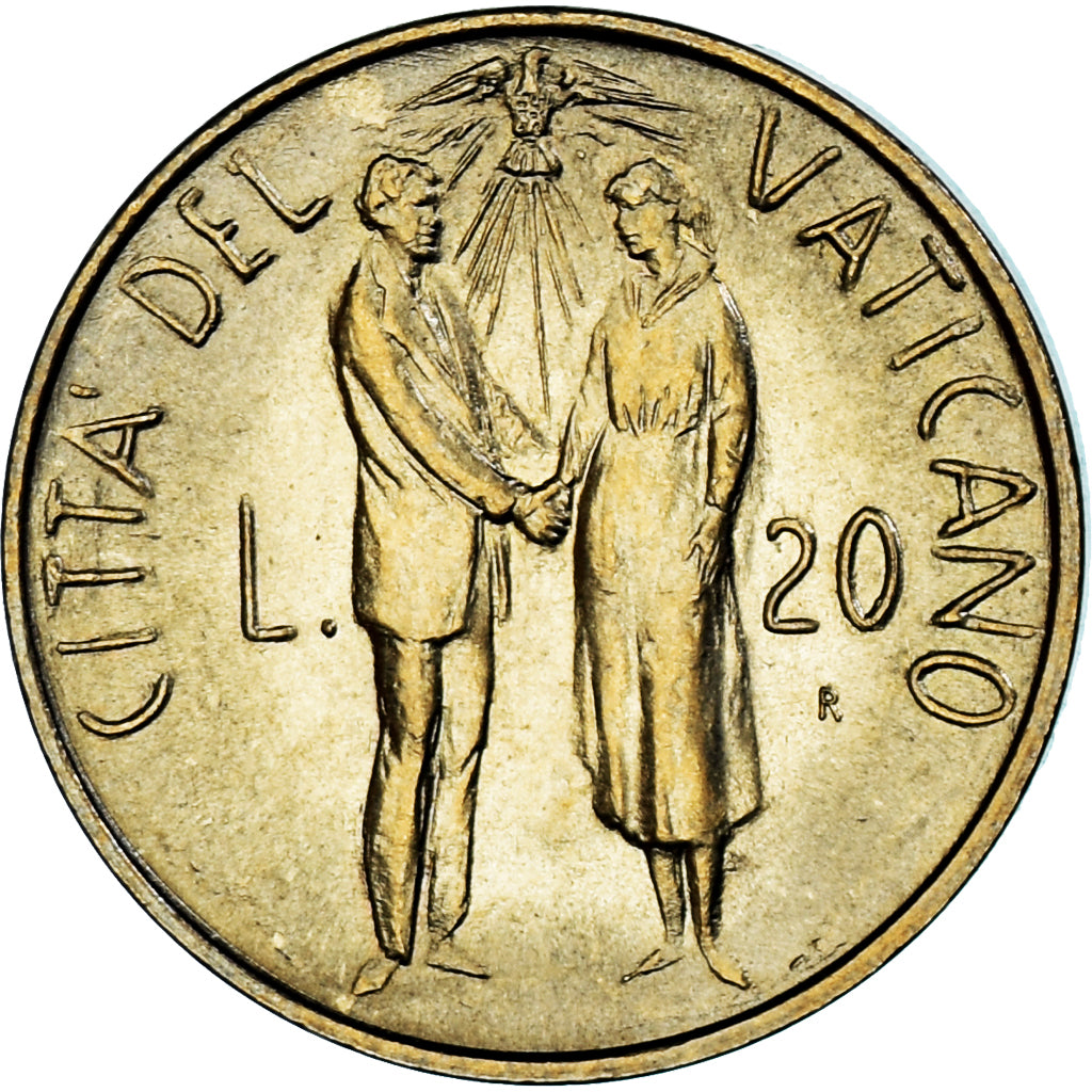 Moneta, CITTÀ DEL VATICANO, John Paul II, 20 Lire, 1982, Roma, FDC, FDC