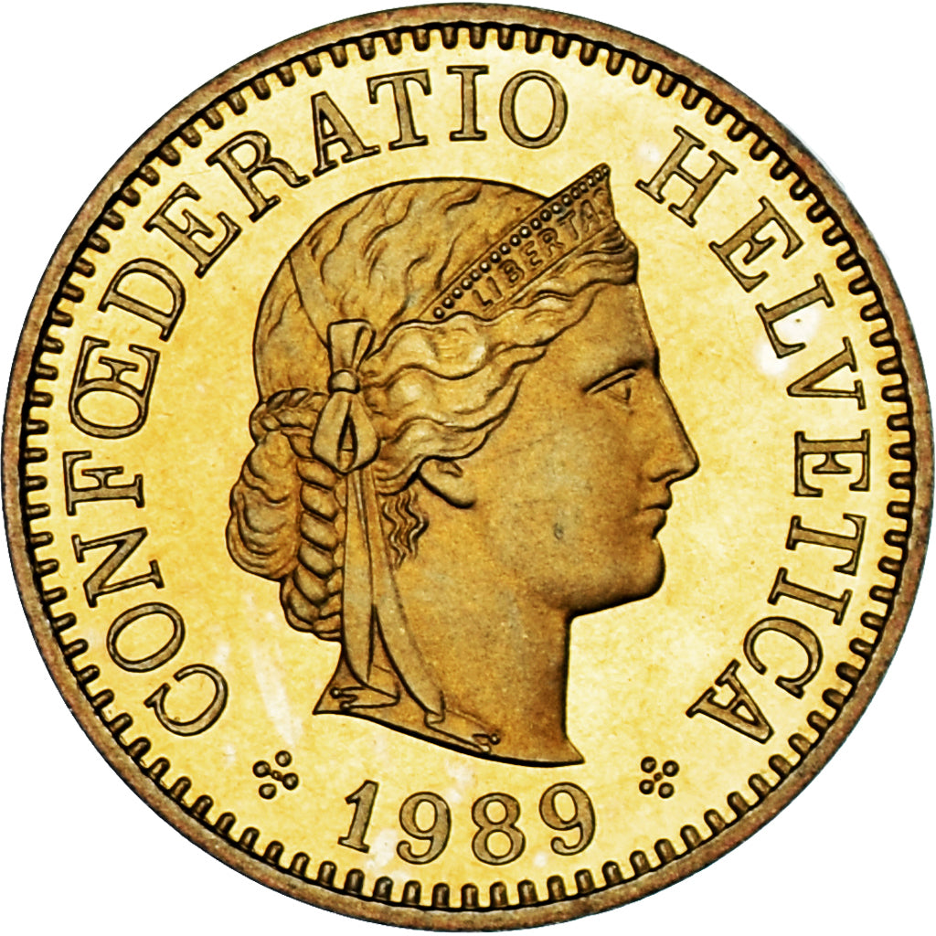 Monnaie, Suisse, 5 Rappen, 1989, Bern, BE, SPL, Bronze-Aluminium, KM:26c