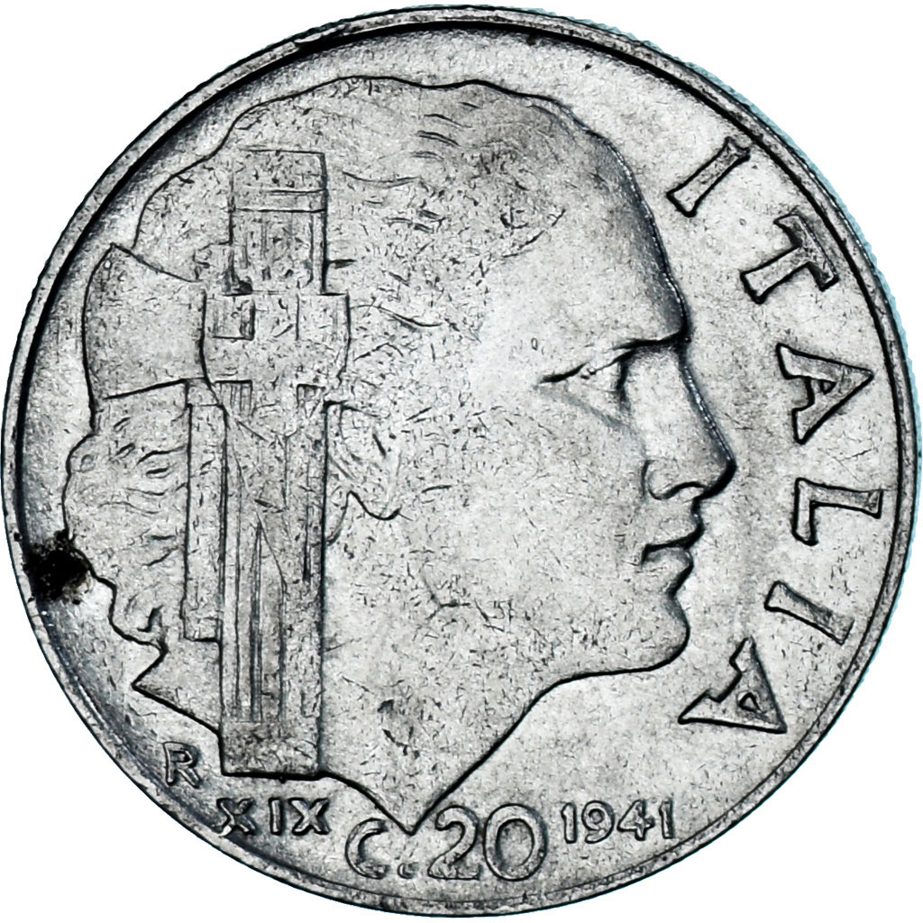 Moneta, Włochy, Vittorio Emanuele III, 20 Centesimi, 1941, Rome, EF(40-45)