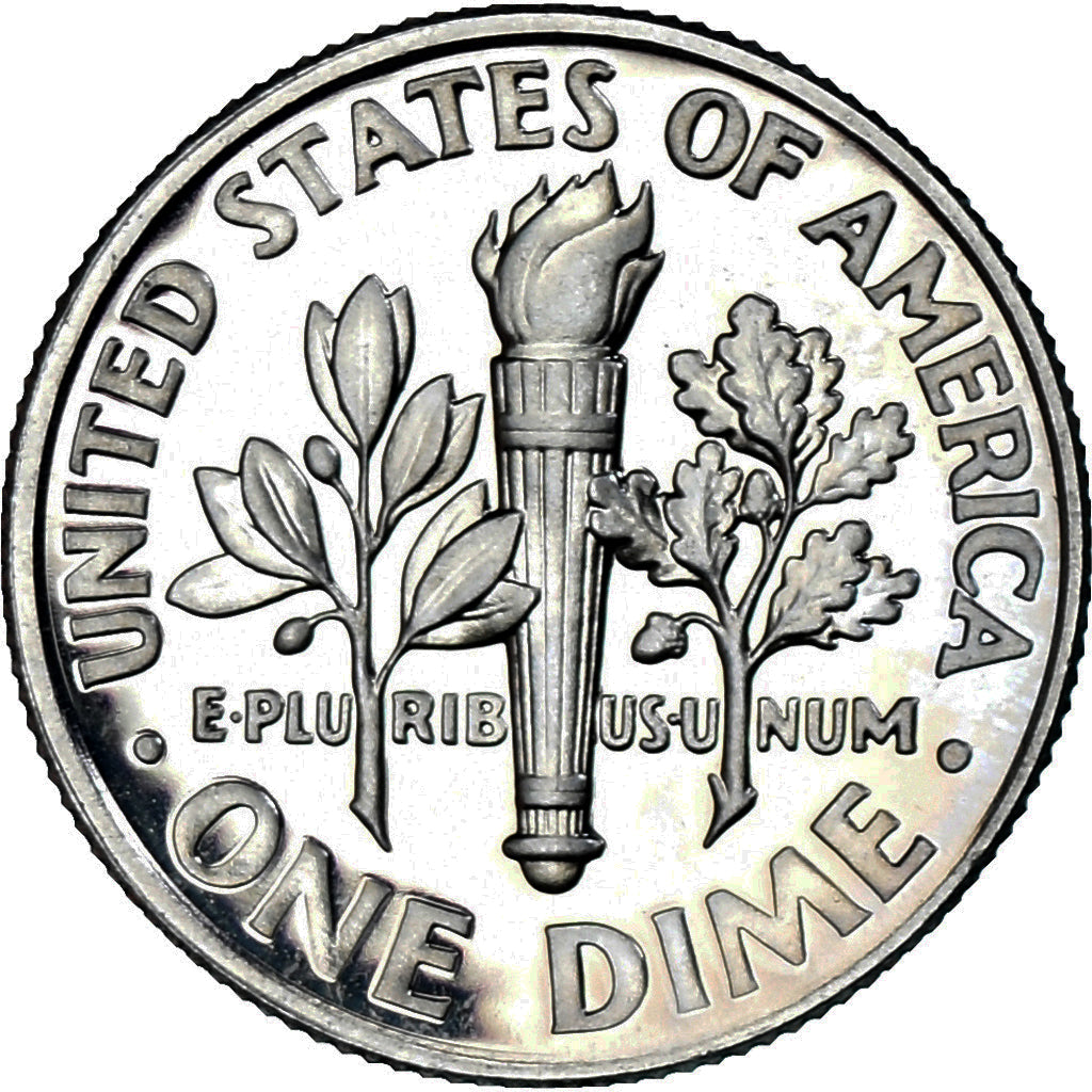 Moeda, Estados Unidos da América, Dime, 1996, U.S. Mint, San Francisco, BE