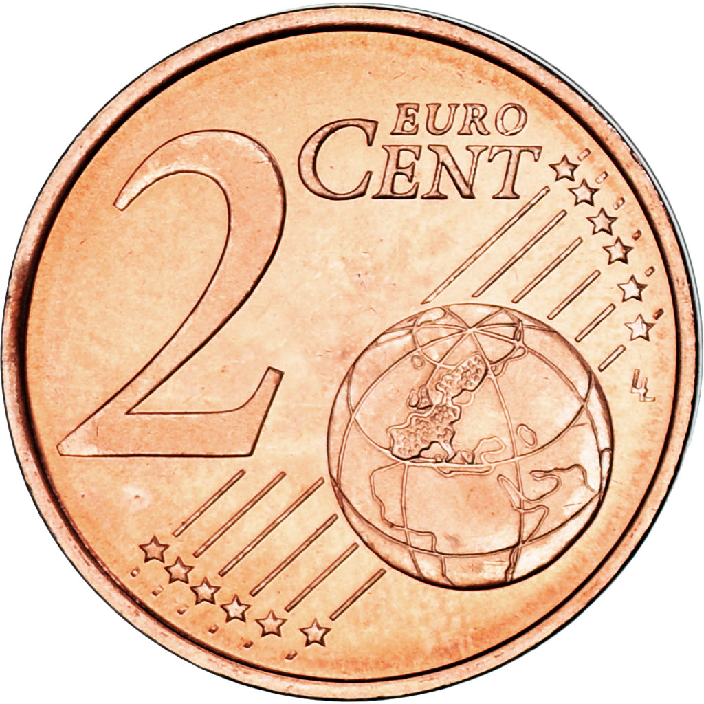 Finlandia, 2 Euro Cent, 2004, Vantaa, SC+, Cobre chapado en acero, KM:99