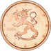 Finland, 2 Euro Cent, 2004, Vantaa, AU(55-58), Copper Plated Steel, KM:99
