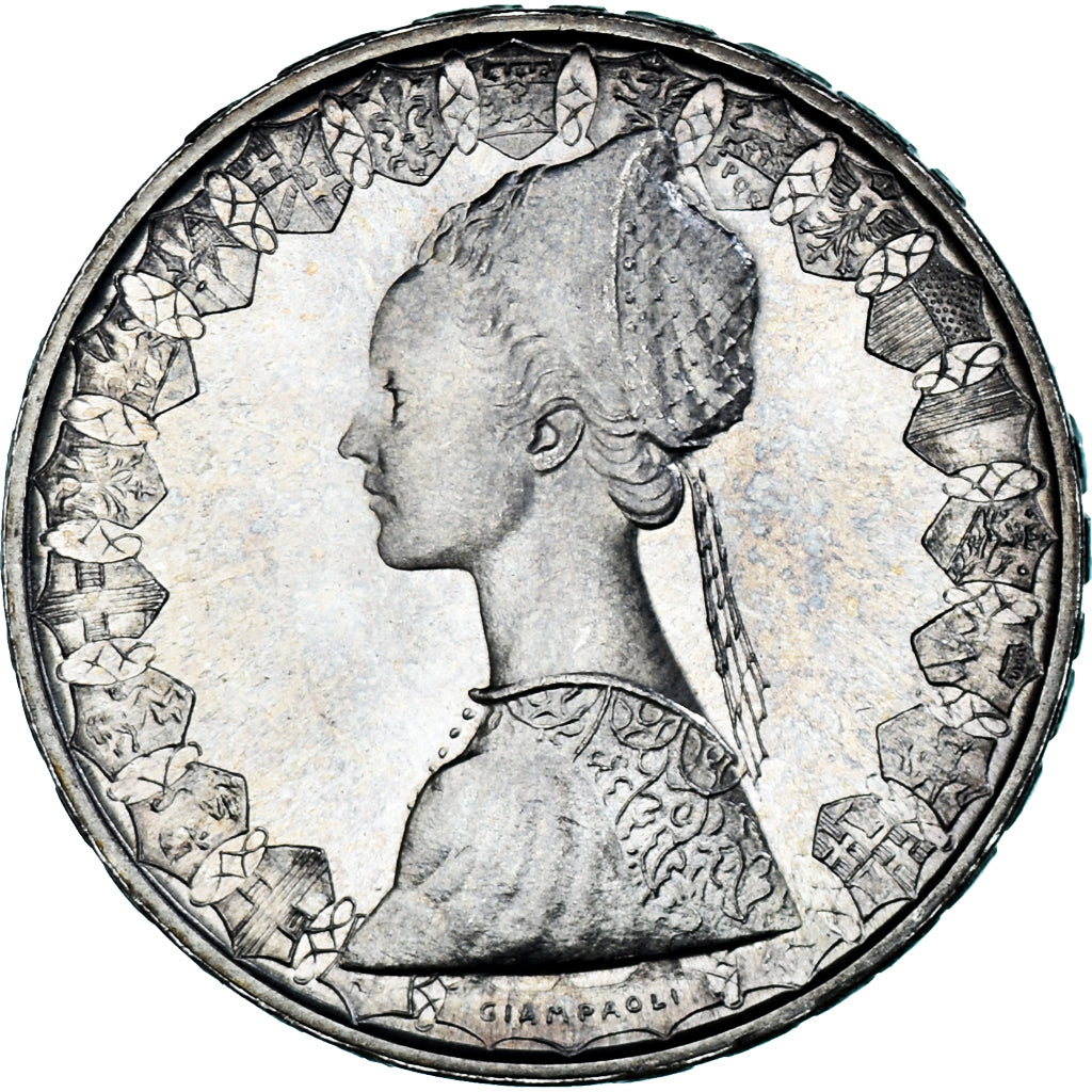 Coin, Italy, 500 Lire, 1970, Rome, AU(50-53), Silver, KM:98