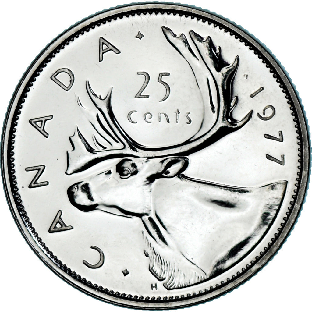 Munten, Canada, Elizabeth II, 25 Cents, 1977, Royal Canadian Mint, Ottawa, FDC