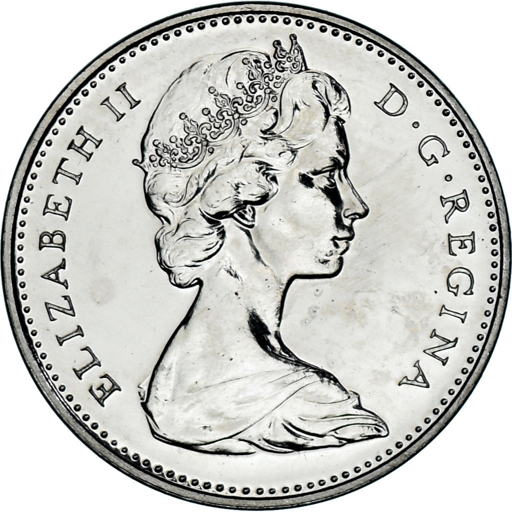 Coin, Canada, Elizabeth II, 5 Cents, 1977, Royal Canadian Mint, Ottawa