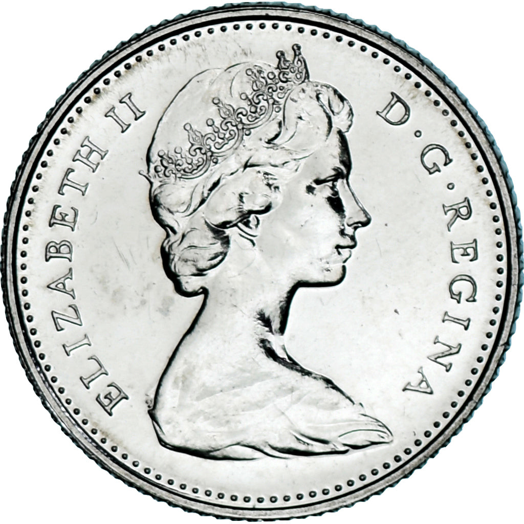 Coin, Canada, Elizabeth II, 10 Cents, 1977, Royal Canadian Mint, Ottawa