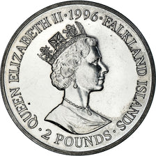 Coin, Falkland Islands, Elizabeth II, 2 Pounds, 1996, British Royal Mint