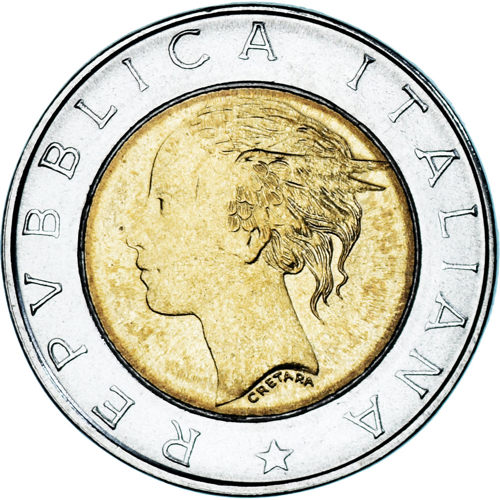 Moneta, Italia, 500 Lire, 1998, Rome, IFAD, BB+, Bi-metallico, KM:193