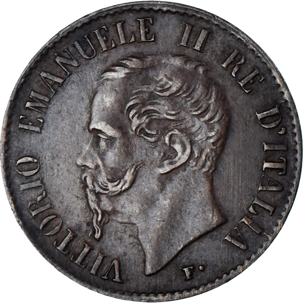 Münze, Italien, Vittorio Emanuele II, Centesimo, 1867, Milan, VZ, Kupfer