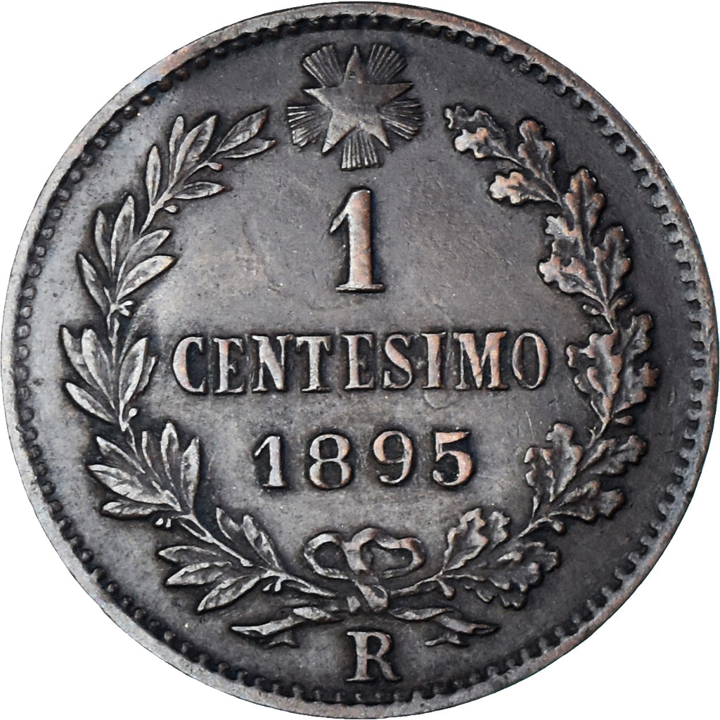 Moneta, Włochy, Centesimo, 1895, Rome, VF(30-35), Cuivre, KM:29