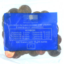 France, Starter kit Euro, 2001-2002, FDC