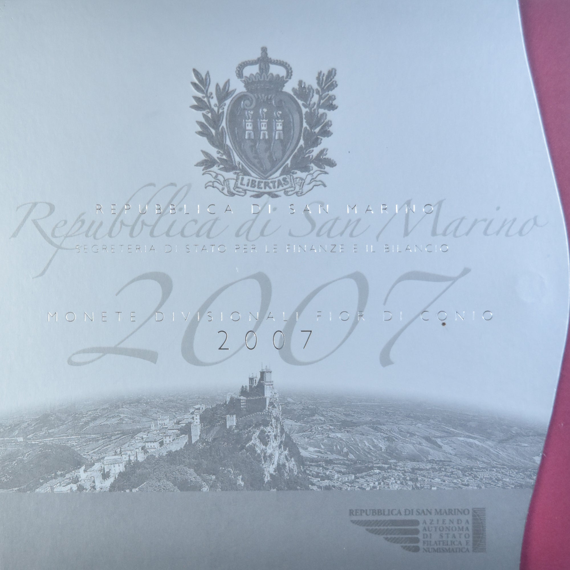 Saint Marin , Set Euros, 2007, FDC, Bimétallique