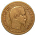 FRANCE, 10 Francs, 1855, Paris, VF(30-35), Gold, Gadoury #1014, 3.20