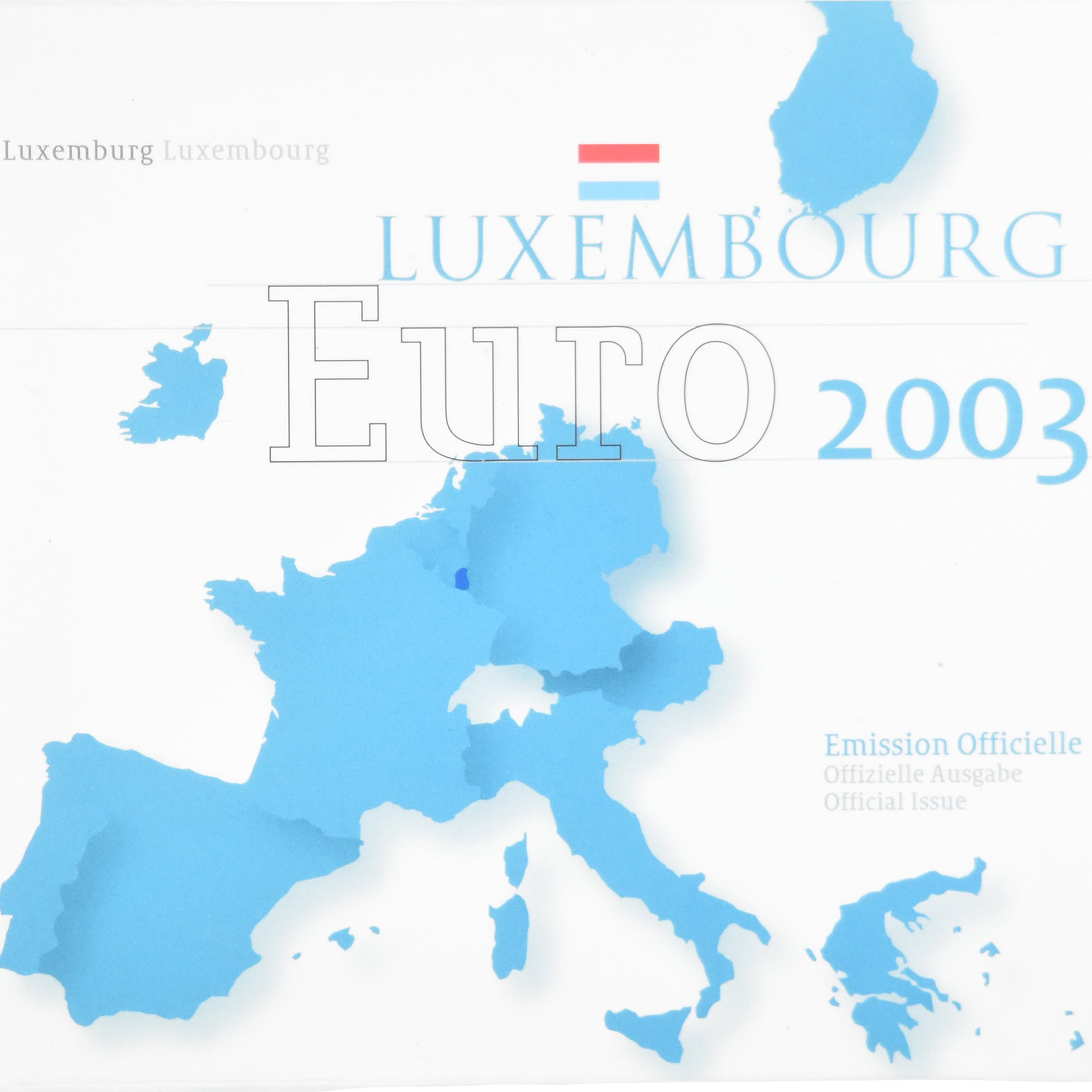 Lussemburgo, Set Euros, 2003, BU, FDC, N.C.