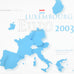 Lussemburgo, Set Euros, 2003, BU, FDC, N.C.