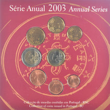 Portugal, Set Euros, 2003, BU, MS(65-70)