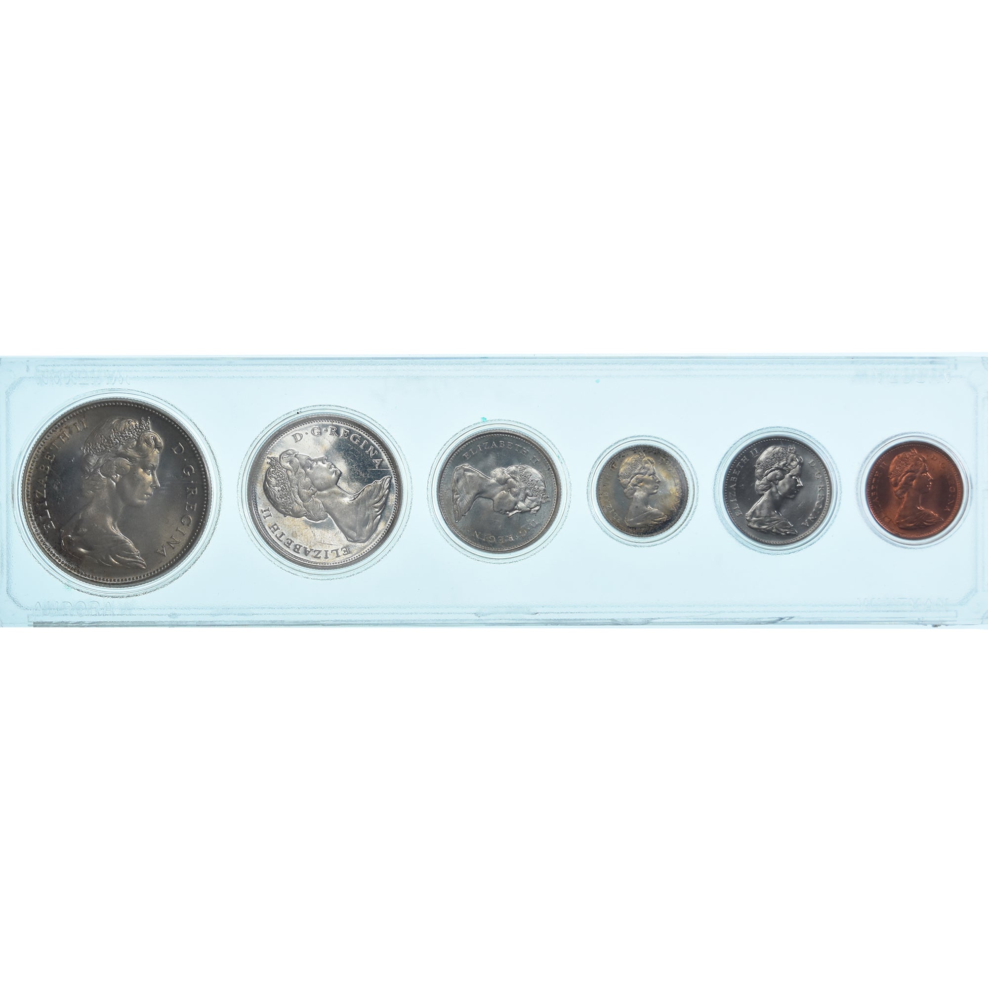 Coin, Canada, Set 6 Monnaies, 1967, Royal Canadian Mint, MS(65-70)