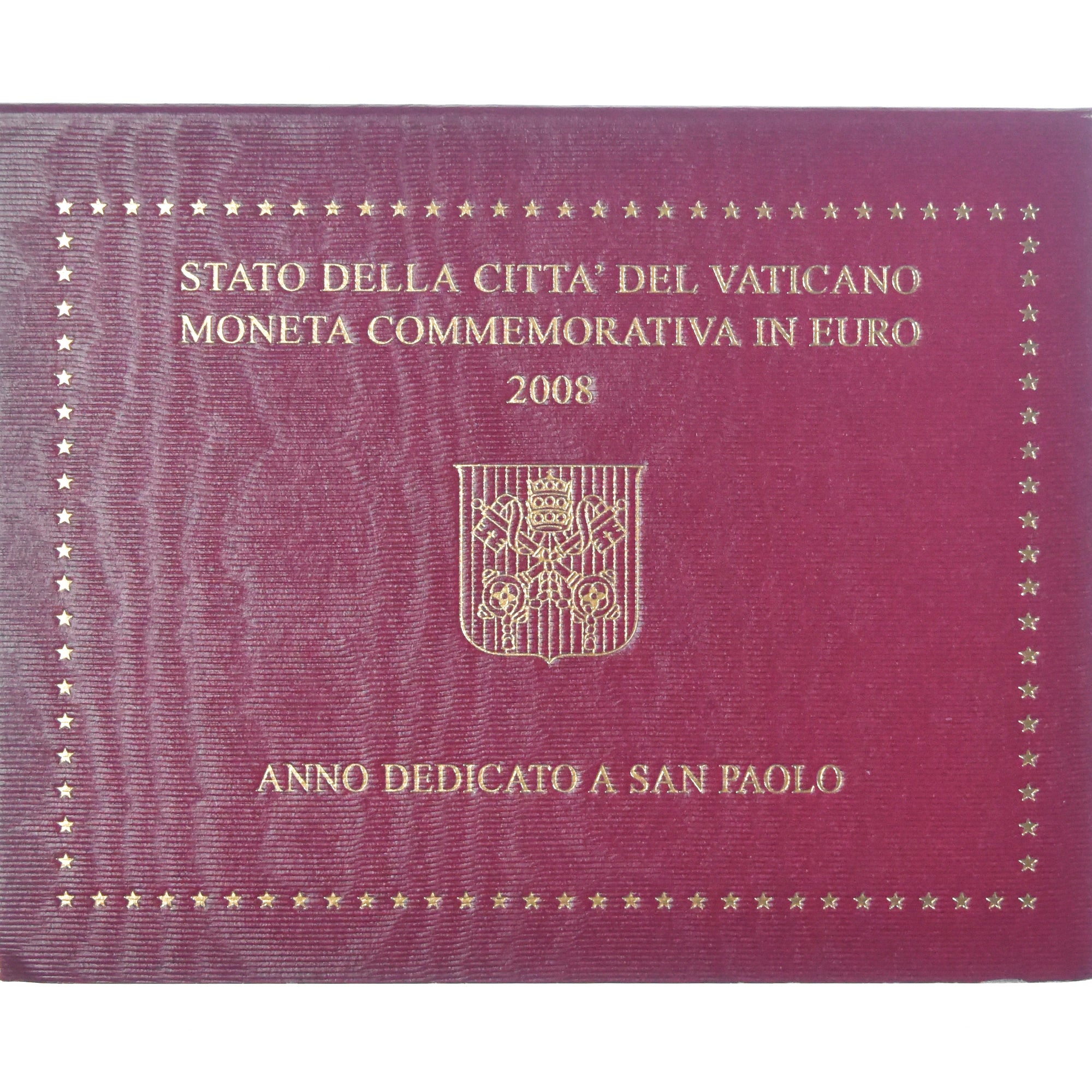 Vatican, 2 Euro, Année de Saint Paul, 2008, MS(65-70), Bi-Metallic