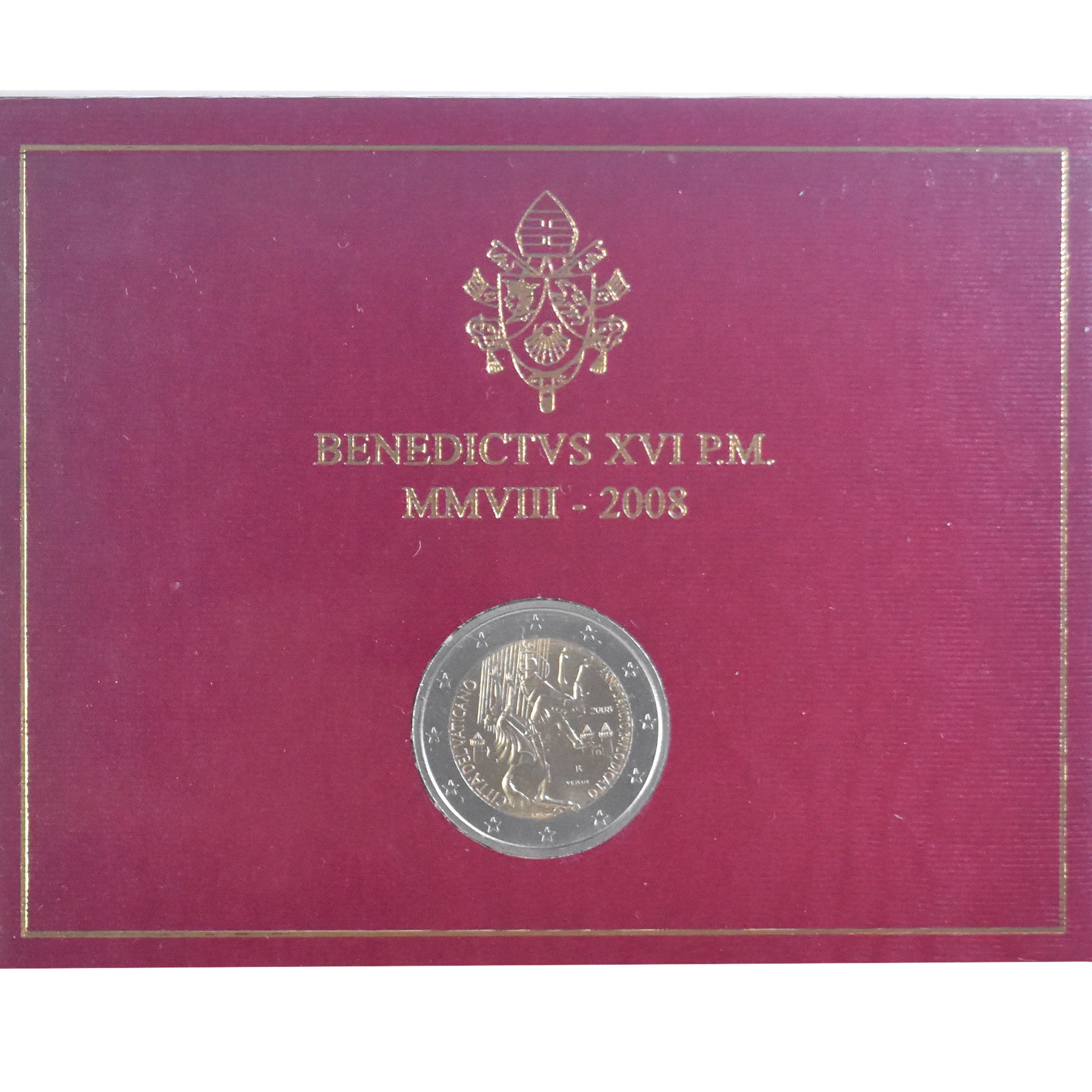 Vatican, 2 Euro, Année de Saint Paul, 2008, MS(65-70), Bi-Metallic